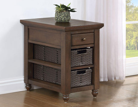 Oliver Chairside End Table by Steve Silver at Eve Furniture