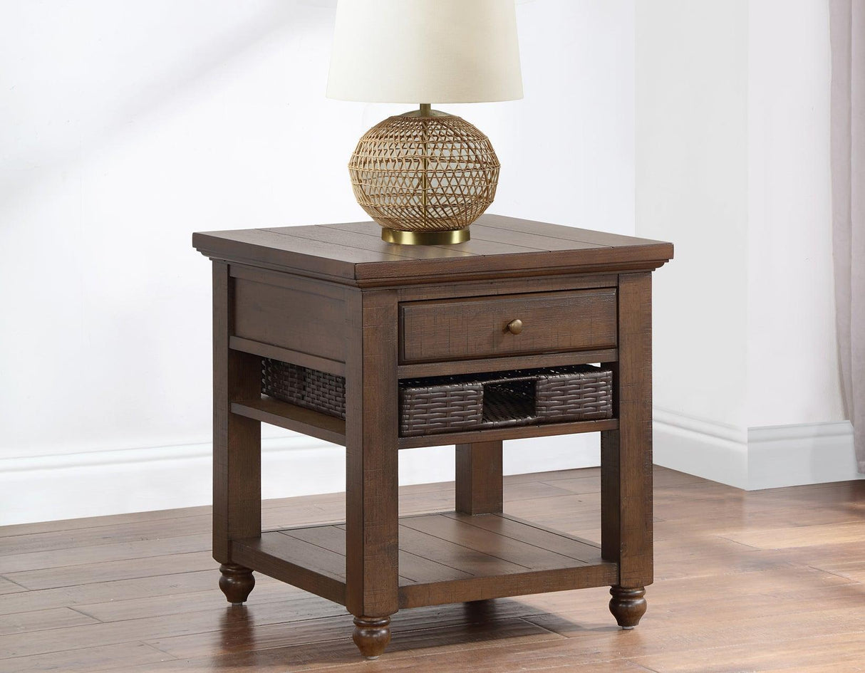 Oliver End Table by Steve Silver at Eve Furniture