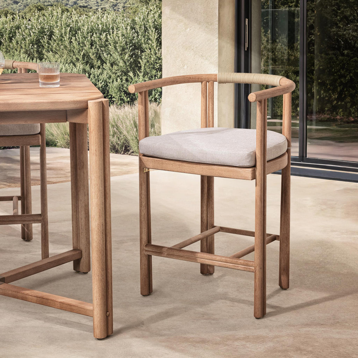 Oliver Outdoor Counter Stool by Classic Home at Eve Furniture