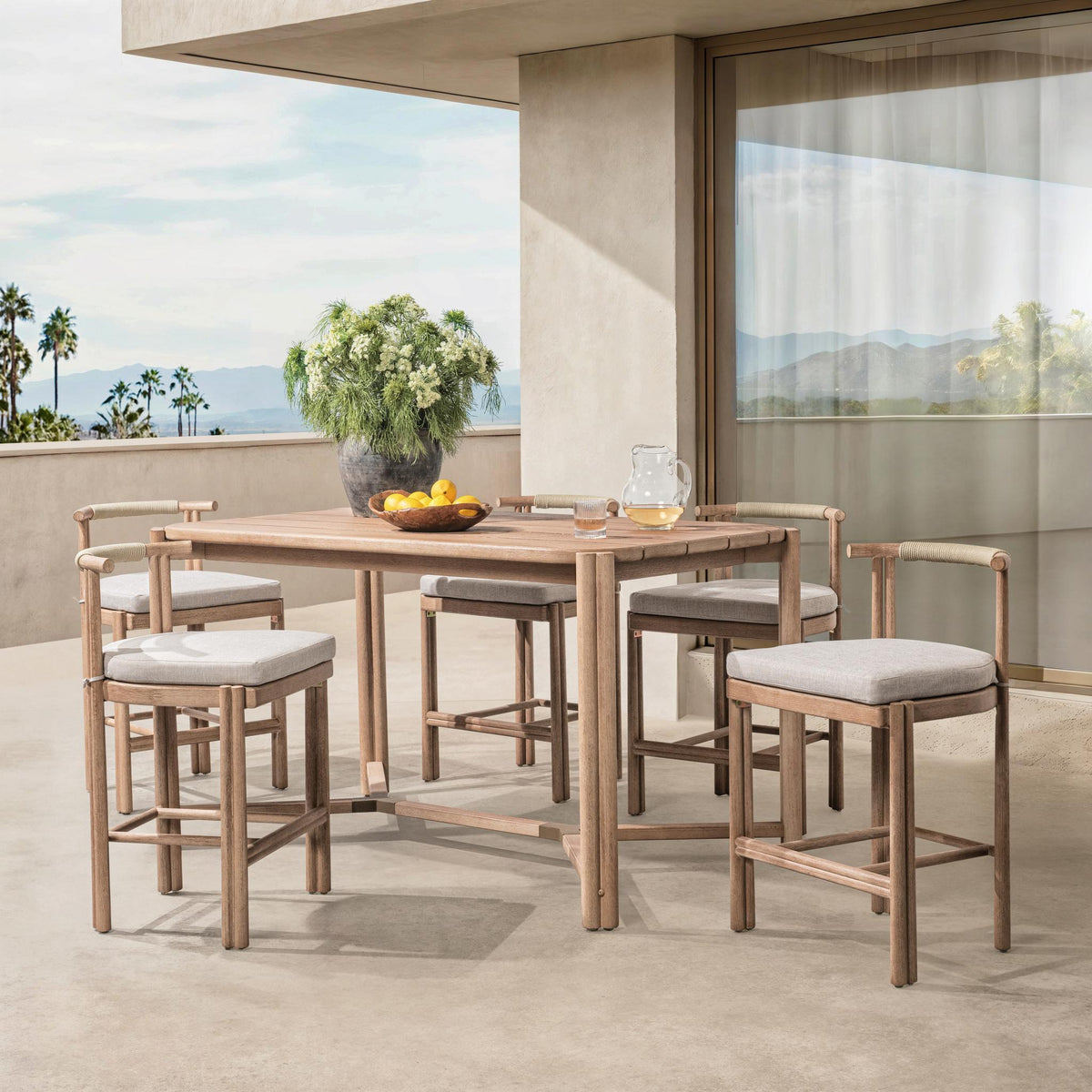 Oliver Outdoor Counter Table by Classic Home at Eve Furniture