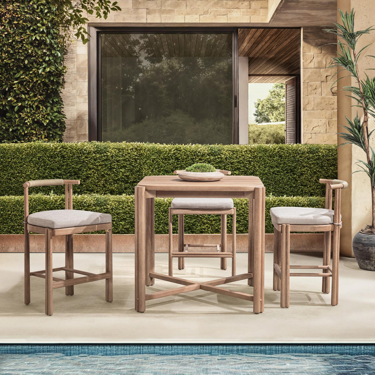 Oliver Outdoor Gathering Table by Classic Home at Eve Furniture