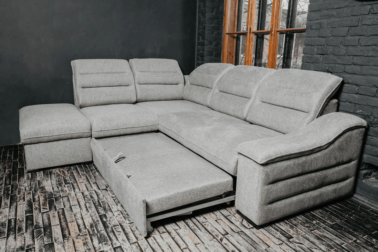 Oliver Sectional w/ Bed and Storage by ESF Furniture at Eve Furniture