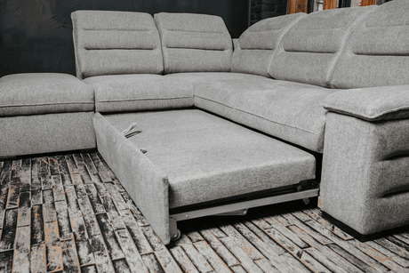 Oliver Sectional w/ Bed and Storage by ESF Furniture at Eve Furniture