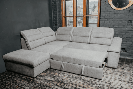 Oliver Sectional w/ Bed and Storage by ESF Furniture at Eve Furniture