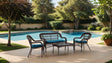 Oliveri Brown/Dark Teal 5 Pc. Outdoor Set by Furniture of America at Eve Furniture