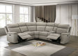 Oliverus Taupe Power Sectional by Furniture of America at Eve Furniture