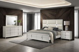 Olivia Pearl White 4-Piece Eastern King Bedroom Set