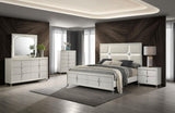 Olivia Pearl White 5-Piece California King Bedroom Set