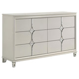 Olivia 6-drawer Dresser Cabinet Pearl White