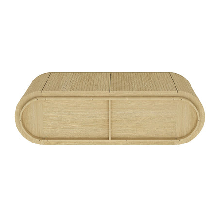 Olivia 60" Sideboard in Natural Oak by Manhattan Comfort at Eve Furniture