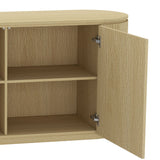 Olivia 60" Sideboard in Natural Oak by Manhattan Comfort at Eve Furniture