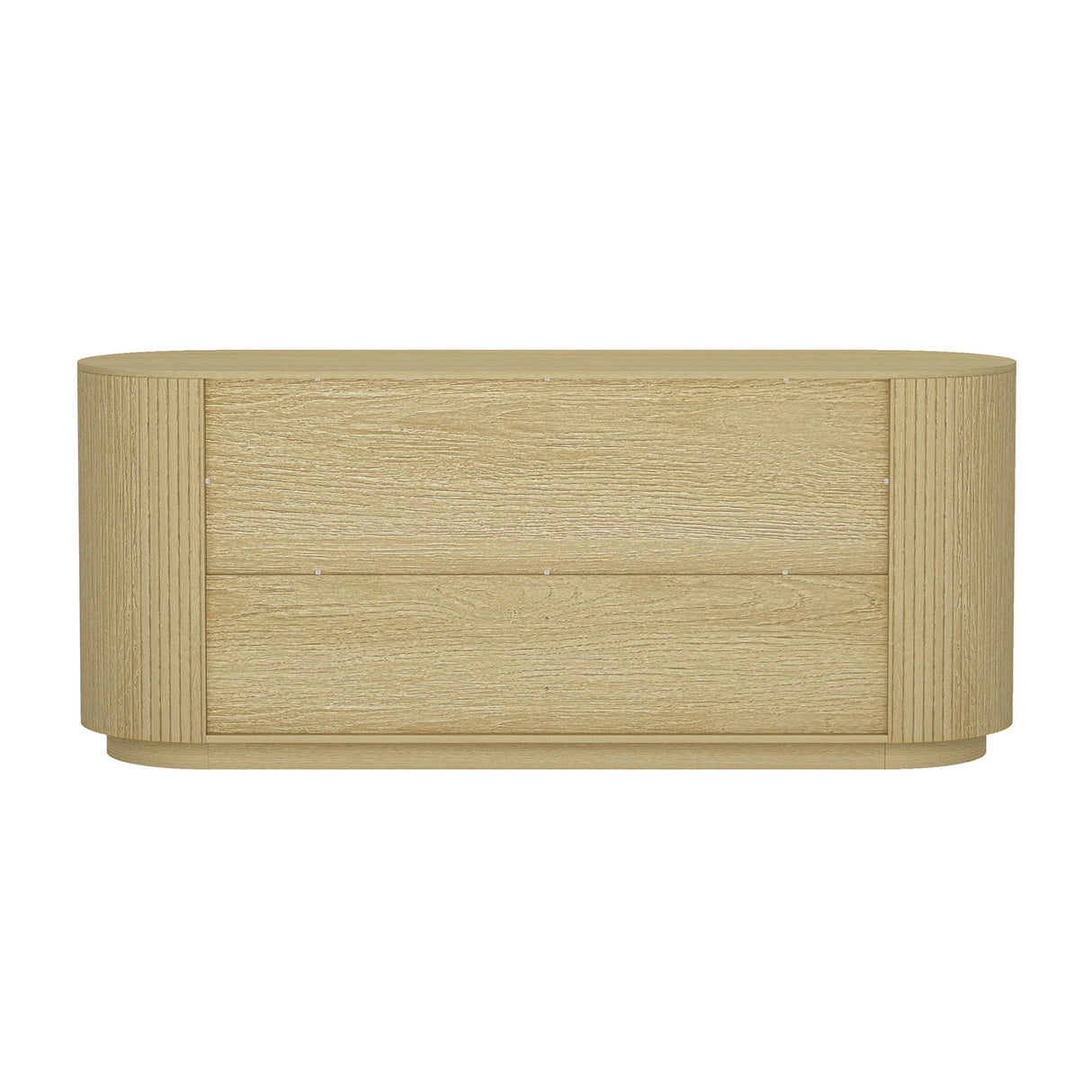 Olivia 71.3" Double Dresser in Natural Oak and Gold by Manhattan Comfort at Eve Furniture
