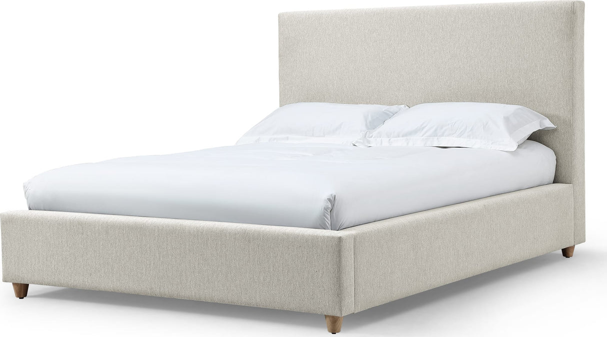 Olivia Ivory Full Upholstered Platform Bed by Modus Furniture at Eve Furniture