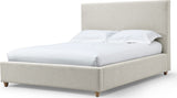 Olivia Ivory Full Upholstered Platform Bed by Modus Furniture at Eve Furniture