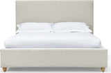 Olivia Ivory King Upholstered Platform Bed by Modus Furniture at Eve Furniture