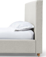 Olivia Ivory Upholstered Full Headboard by Modus Furniture at Eve Furniture