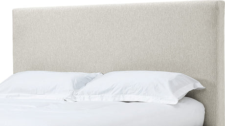 Olivia Ivory Upholstered Full Headboard by Modus Furniture at Eve Furniture