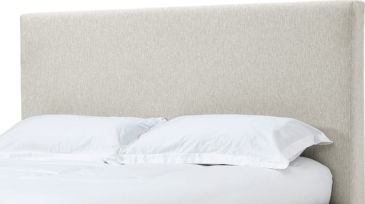 Olivia Ivory Upholstered Queen Headboard by Modus Furniture at Eve Furniture