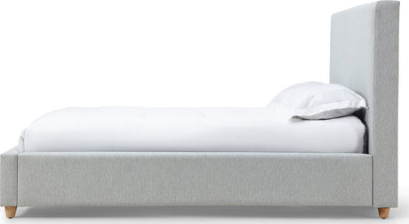 Olivia Linen California King Upholstered Platform Bed by Modus Furniture at Eve Furniture
