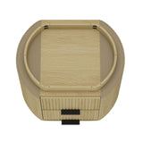 Olivia Nightstand in Natural Oak and Black by Manhattan Comfort at Eve Furniture