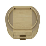 Olivia Nightstand in Natural Oak and Gold by Manhattan Comfort at Eve Furniture