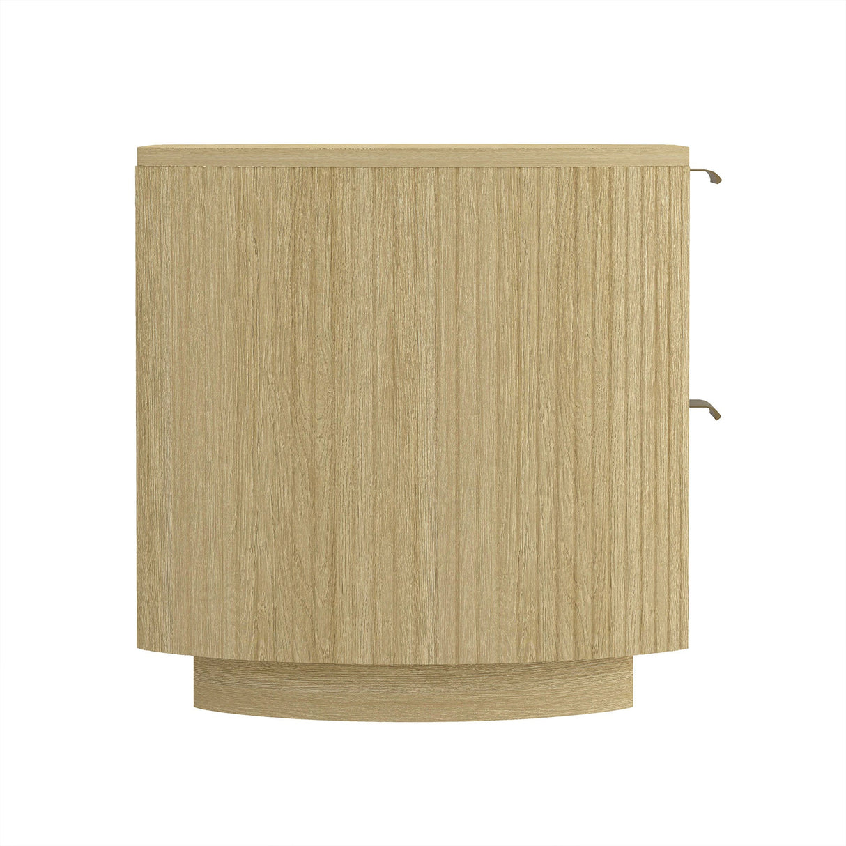 Olivia Nightstand in Natural Oak and Gold by Manhattan Comfort at Eve Furniture