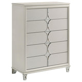 Olivia Pearl White 5-drawer Bedroom Chest of Drawers by Coaster at Eve Furniture