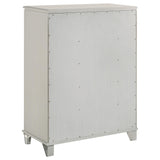 Olivia Pearl White 5-drawer Bedroom Chest of Drawers by Coaster at Eve Furniture