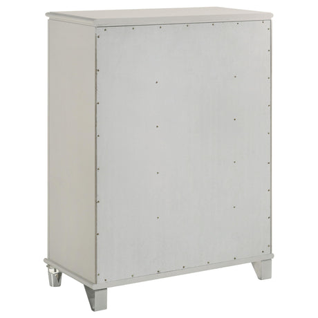 Olivia Pearl White 5-drawer Bedroom Chest of Drawers by Coaster at Eve Furniture