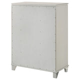 Olivia Pearl White 5-drawer Bedroom Chest of Drawers by Coaster at Eve Furniture
