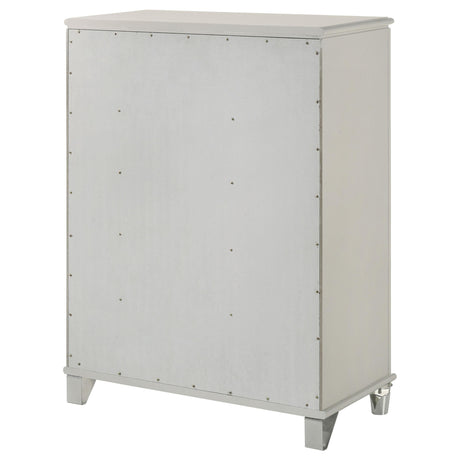 Olivia Pearl White 5-drawer Bedroom Chest of Drawers by Coaster at Eve Furniture