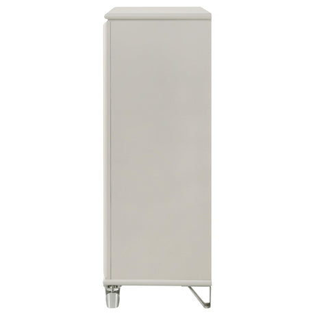 Olivia Pearl White 5-drawer Bedroom Chest of Drawers by Coaster at Eve Furniture