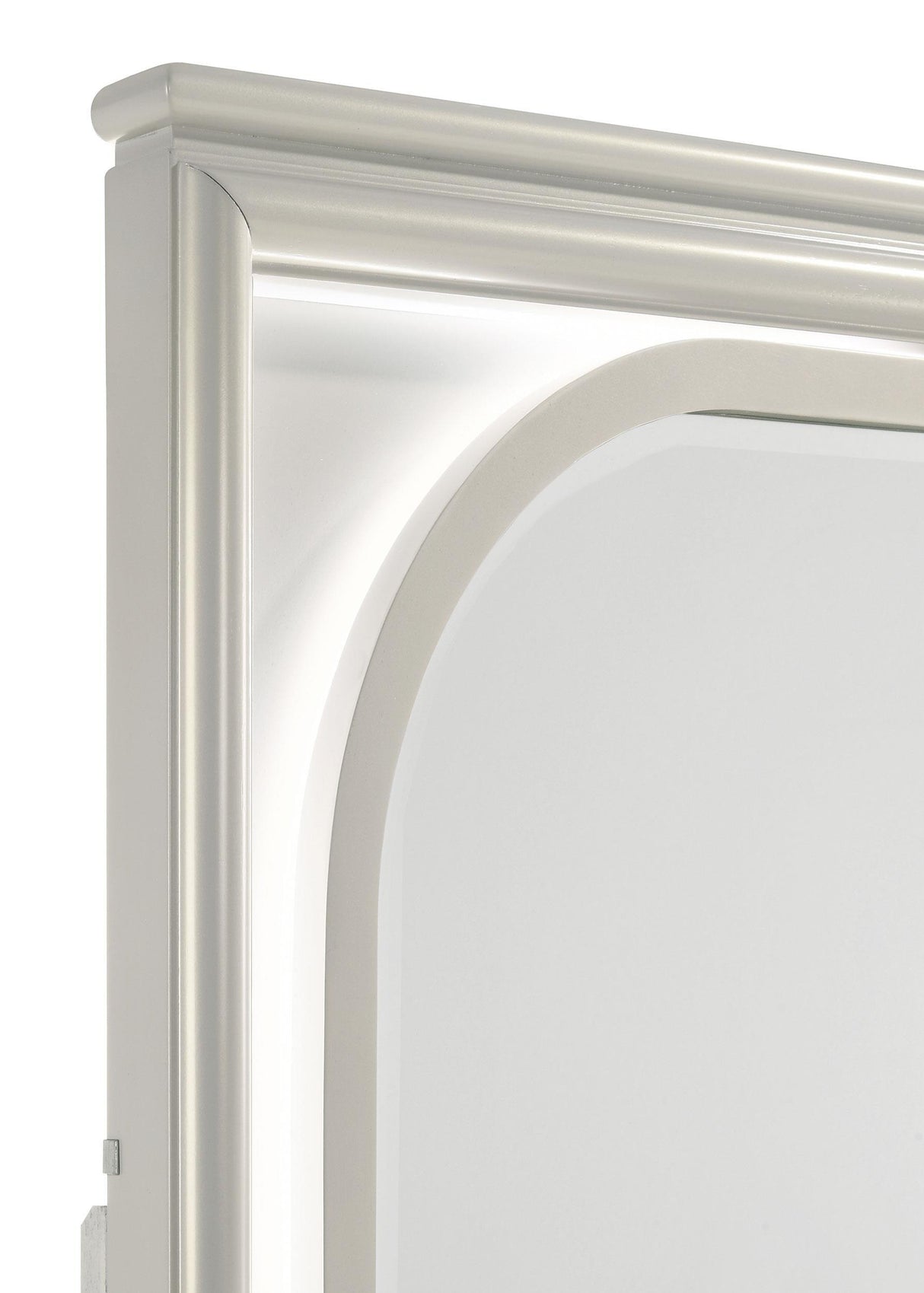 Olivia Pearl White LED Dresser Mirror by Coaster at Eve Furniture
