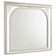 Olivia Pearl White LED Dresser Mirror by Coaster at Eve Furniture