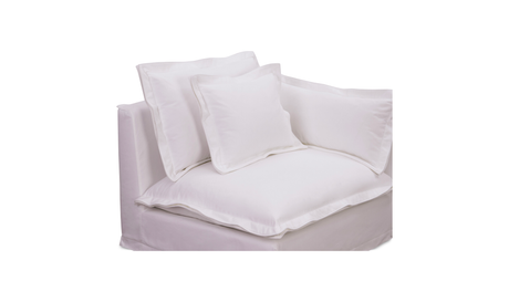 Olivia Right Arm Facing - White by Moe's Home at Eve Furniture