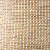 Olivia Set of 3 Beige Seagrass Basket W/Lid and Handles by Mercana at Eve Furniture