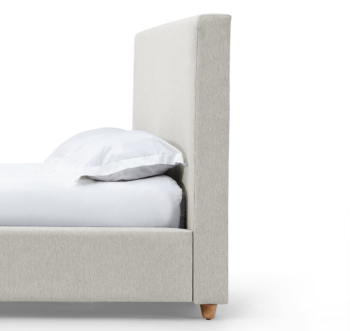 Olivia Upholstered Headboard in Ivory by Modus Furniture at Eve Furniture