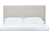 Olivia Upholstered Headboard in Ivory by Modus Furniture at Eve Furniture