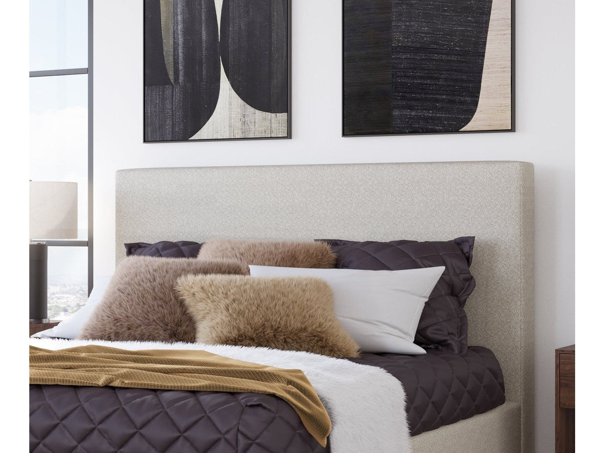 Olivia Upholstered Headboard in Ivory by Modus Furniture at Eve Furniture