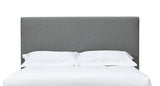 Olivia Upholstered Headboard in Pewter by Modus Furniture at Eve Furniture