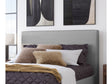 Olivia Upholstered Headboard in Pewter by Modus Furniture at Eve Furniture