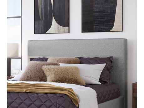 Olivia Upholstered Headboard in Pewter by Modus Furniture at Eve Furniture