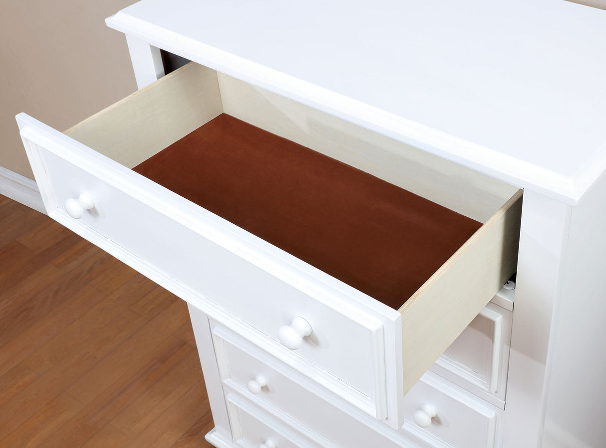 Olivia White Chest by Furniture of America at Eve Furniture