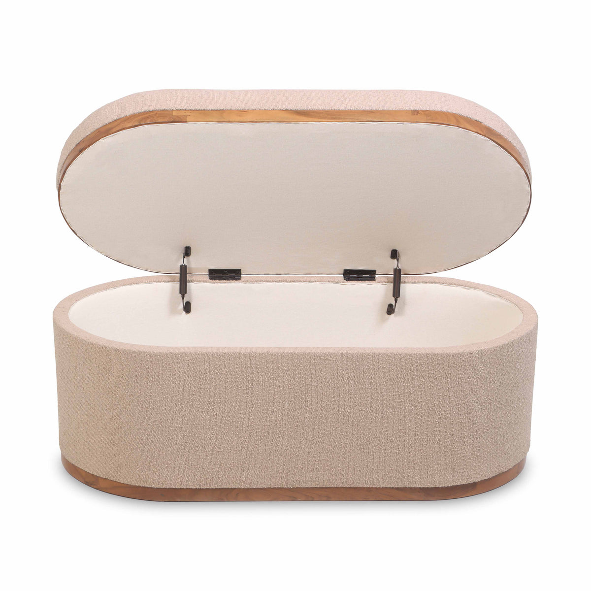 Olivier 41" Oval Storage Ottoman by TOV Furniture at Eve Furniture
