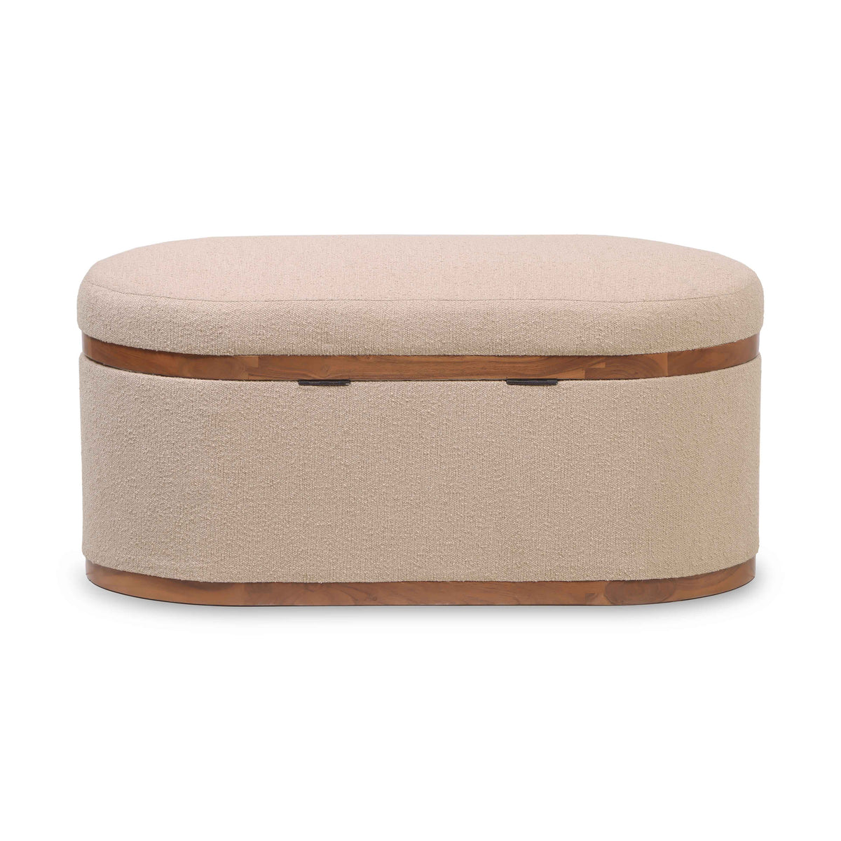 Olivier 41" Oval Storage Ottoman by TOV Furniture at Eve Furniture