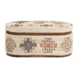 Olivier 41" Oval Storage Ottoman by TOV Furniture at Eve Furniture