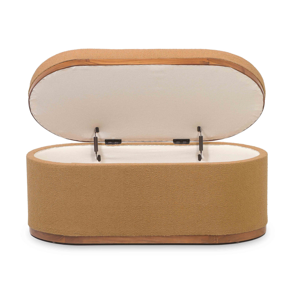 Olivier 41" Oval Storage Ottoman by TOV Furniture at Eve Furniture