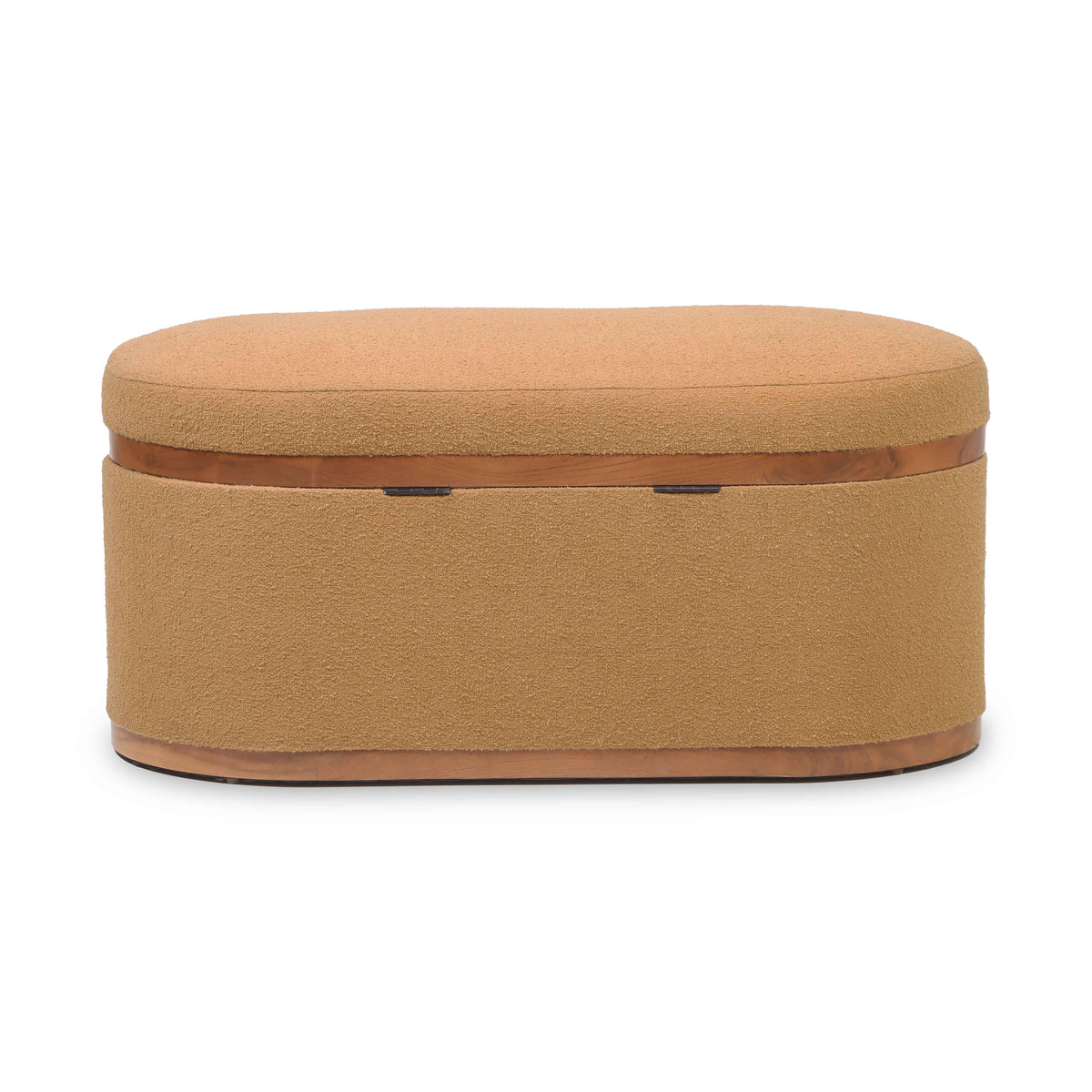 Olivier 41" Oval Storage Ottoman by TOV Furniture at Eve Furniture