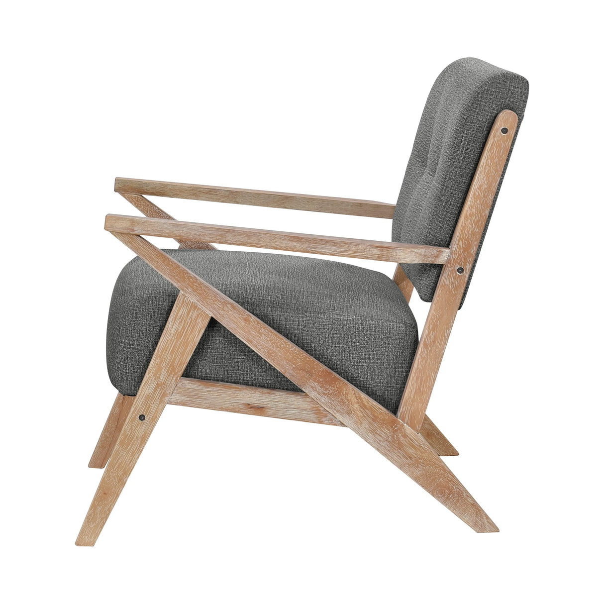 Ollen Dark Gray Accent Chair by Homelegance at Eve Furniture