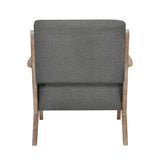 Ollen Dark Gray Accent Chair by Homelegance at Eve Furniture